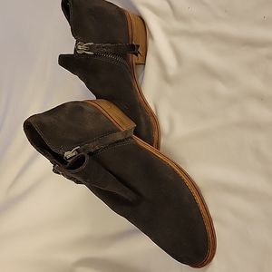 Dolce Vita gray suede ankle boots